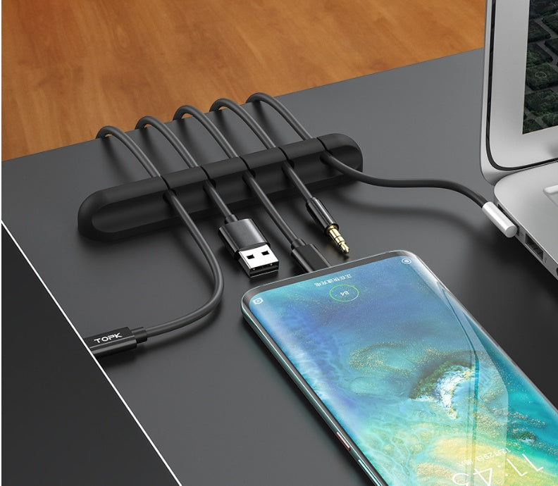 CableNest — Silicone Desktop Cable Organizer
