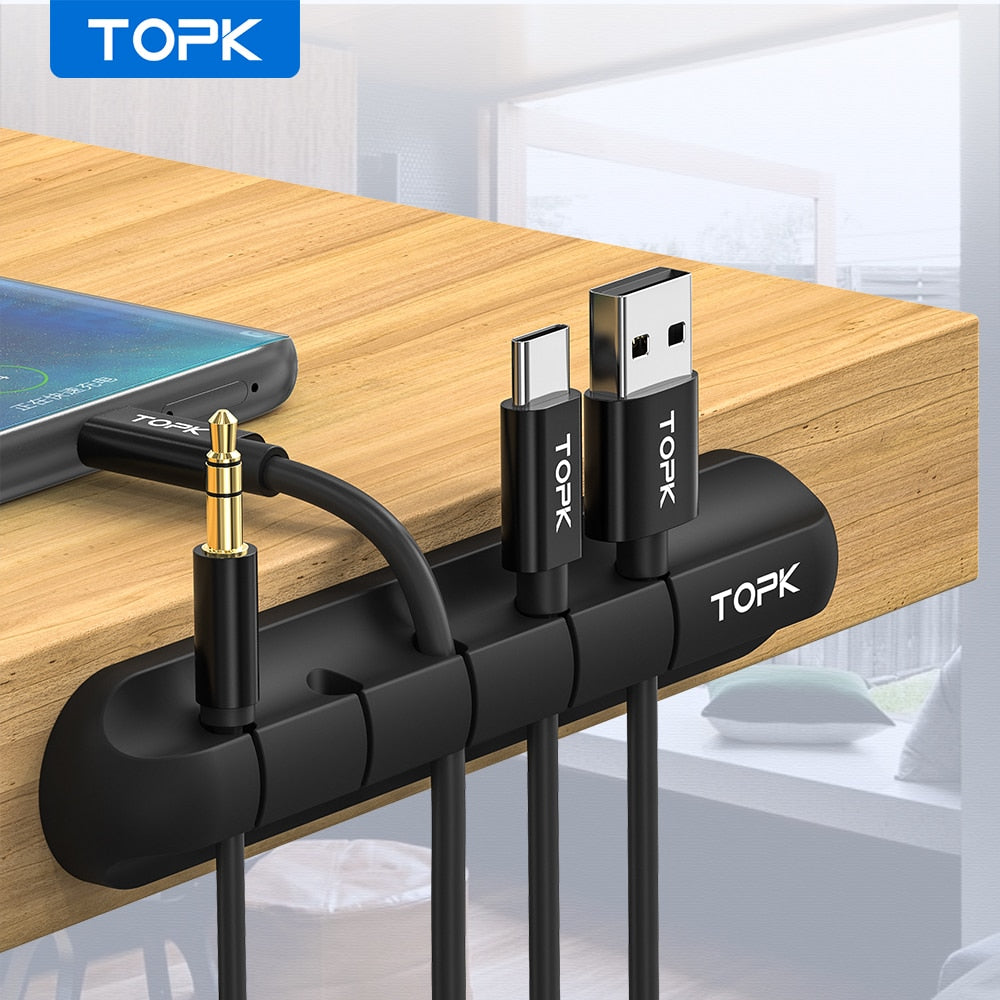 CableNest — Silicone Desktop Cable Organizer