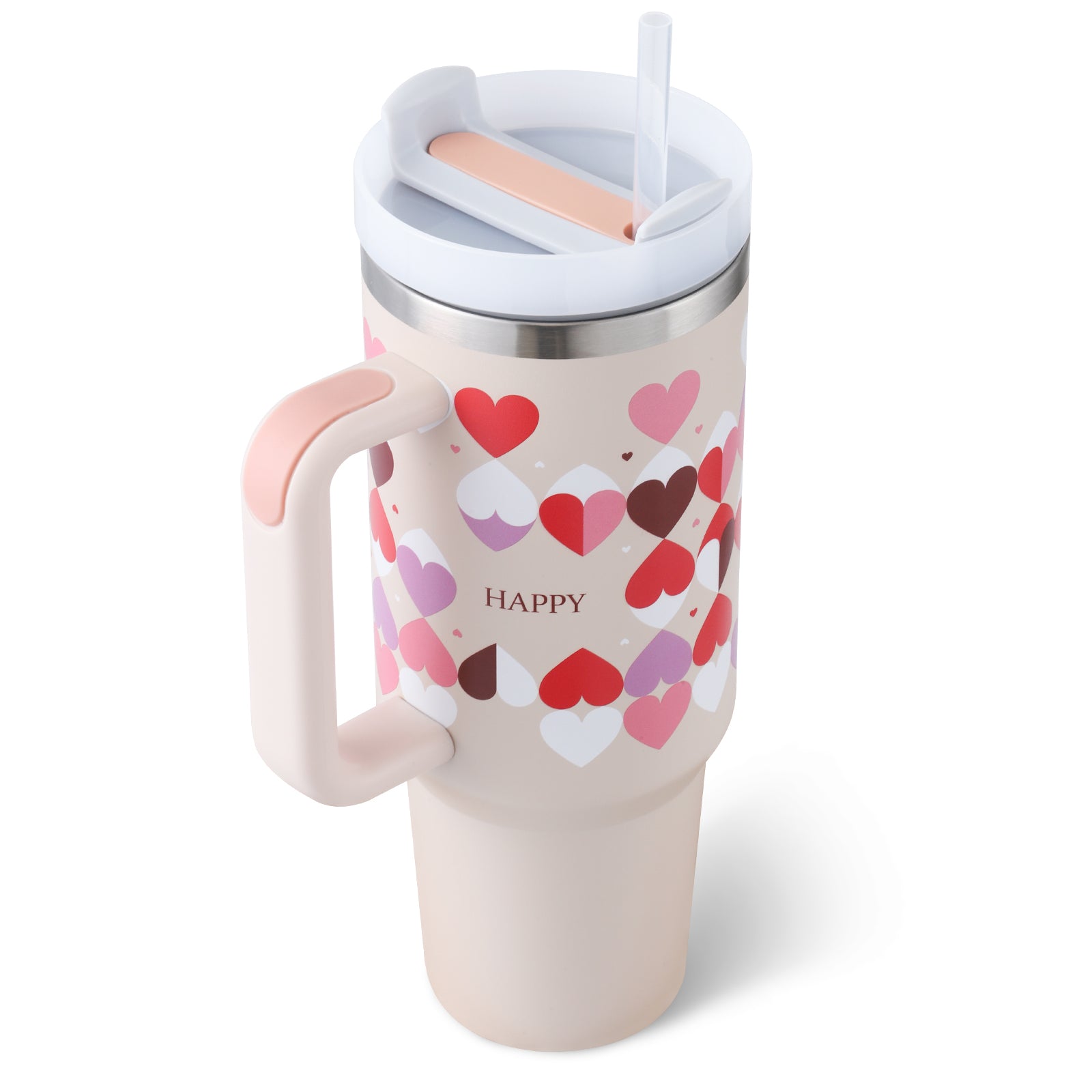 Daybreak Tumbler — 40oz Insulated Travel Mug with Handle & Straw
