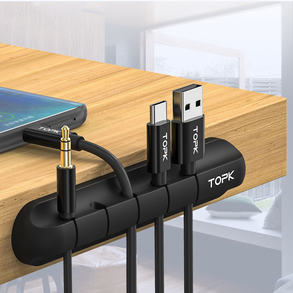 CableNest — Silicone Desktop Cable Organizer
