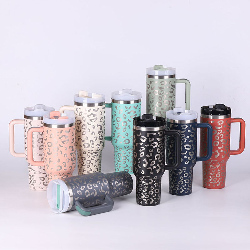 Daybreak Tumbler — 40oz Insulated Travel Mug with Handle & Straw